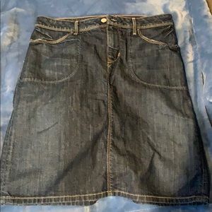 Denim skirt from banana republic. Size 4